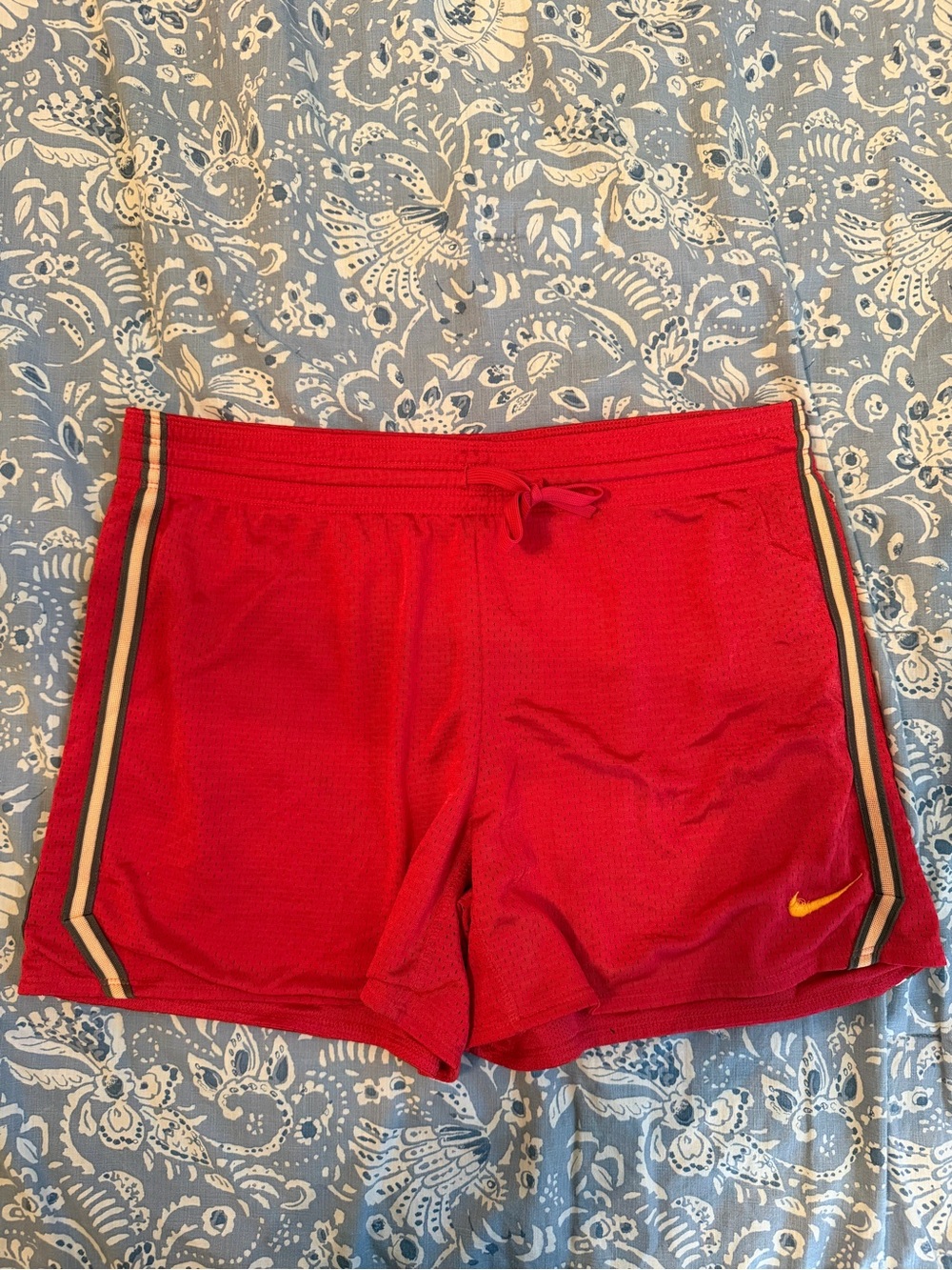 Nike Women's Athletic Shorts with Contrast Triple Stripes